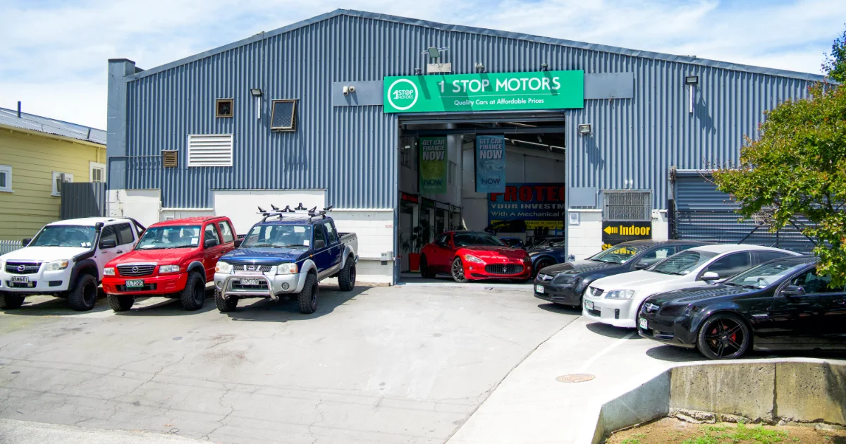 The 1 Stop Motors NZ dealership and vehicle lineup